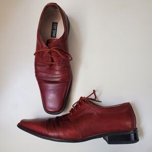 Stacy Adam's reddish brown leather dress shoes